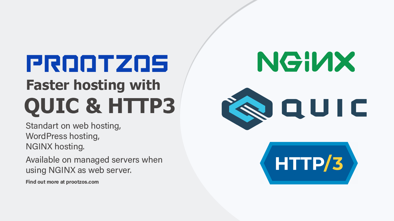 Faster hosting with HTTP/3 and QUIC